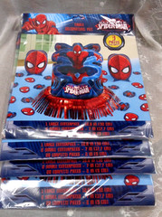 MARVEL DesignWare Large Lot/6 ULTIMATE SPIDER-MAN Birthday Banner & Table Decor