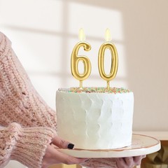 60th Birthday Decorations for Women Gold with Sash and Tiara,
