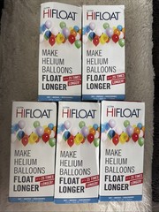 5X Balloon Treatment 16 oz Extends Float Time for Helium-Filled Latex Balloons.