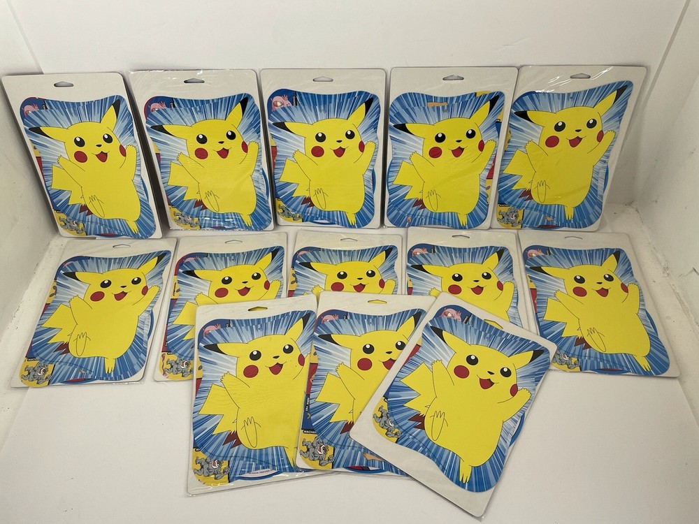 Pokemon Print Paper Party Decorations 1998 Nintendo New Sealed DesignWare 13 lot