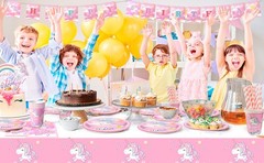 178 Unicorn Party Decorations Rainbow Birthday Supply Balloon Plates Cake Topper