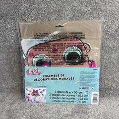 LOL Surprise Together 4 Eva! Wall Glitter Decorating Birthday Kit