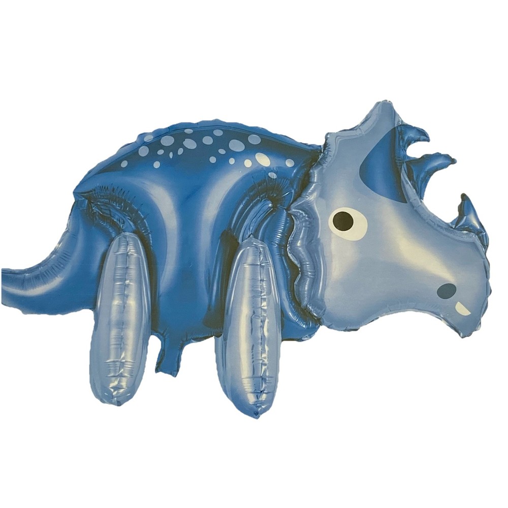 321 Party! 26″ Giant Standing Foil Dinosaur Balloon Centerpiece Stegosaurs New