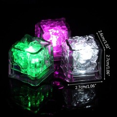 Liquid Flashing Blinking Glowing Light up Ice Cubes for Bar