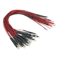 For Building Layout! 20*LED Light Strip 12V~18V 20mA/30mA 20pcs With Cable