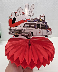 Ghostbusters Birthday Party Banner Cupcake Toppers Honeycomb Centerpieces Swirls