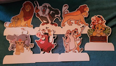 new LION KING/GUARD 7 birthday CENTERPIECES simba mufasa timon pumbaa nala