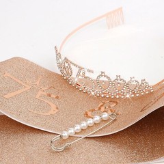Gorgeous 75th Birthday Sash and Tiara Set: A Must for Celebrating Women