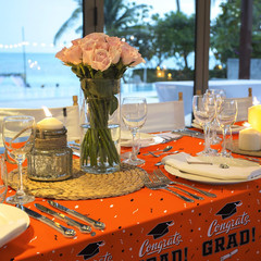 Graduation Party Decorations, Gongrats Grad Tablecover for Graduation Party Supp