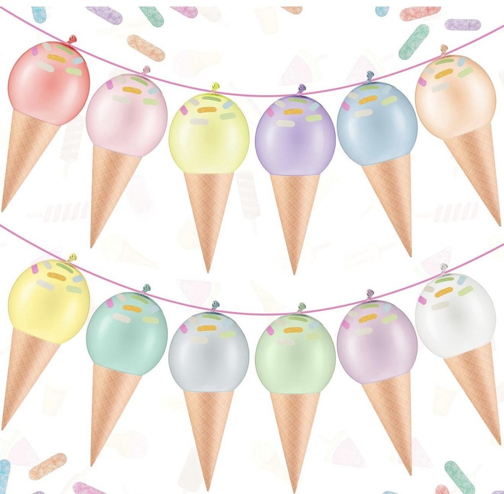 Ice Cream Party Decorations DIY Supplies – A0214