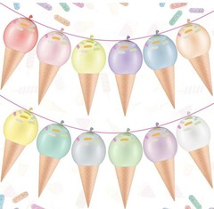 Ice Cream Party Decorations DIY Supplies – A0214