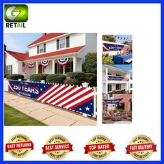 Celebrate Freedom with 250th Anniversary Banner 138×20 Inch – Patriotic Decor