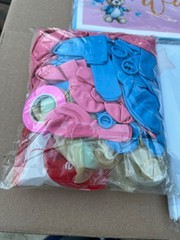 Bear Gender Reveal Balloon Boxes Decorations – 1ooPcs Pink Blue Balloons + MORE