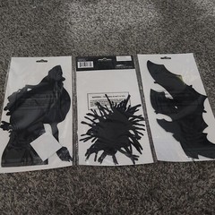 3 Packs Halloween Wall Decoration Paper Silhouettes Bats Spiders Rats