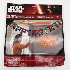 Star Wars Disney Birthday Banner Over 10 Feet Long NEW In Original Package
