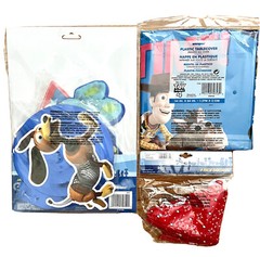 Disney Pixar Toy Story 4 (3-Pack; 12pc) Birthday Supply Kit Bandanas