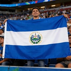 Flag, Flag of 3×5 Ft – Polyester Lightweight Flags with 2 1 Pc El Salvador