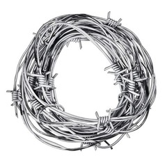Fake Rusted Barbed Wire Halloween Decorations Plastic Barb Wire Decorations