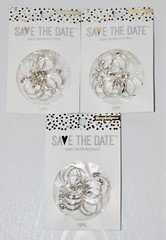 Lot of 3 Simplicity Silvertone Ring Favor Accents Wedding Favor Accents 12ct ea