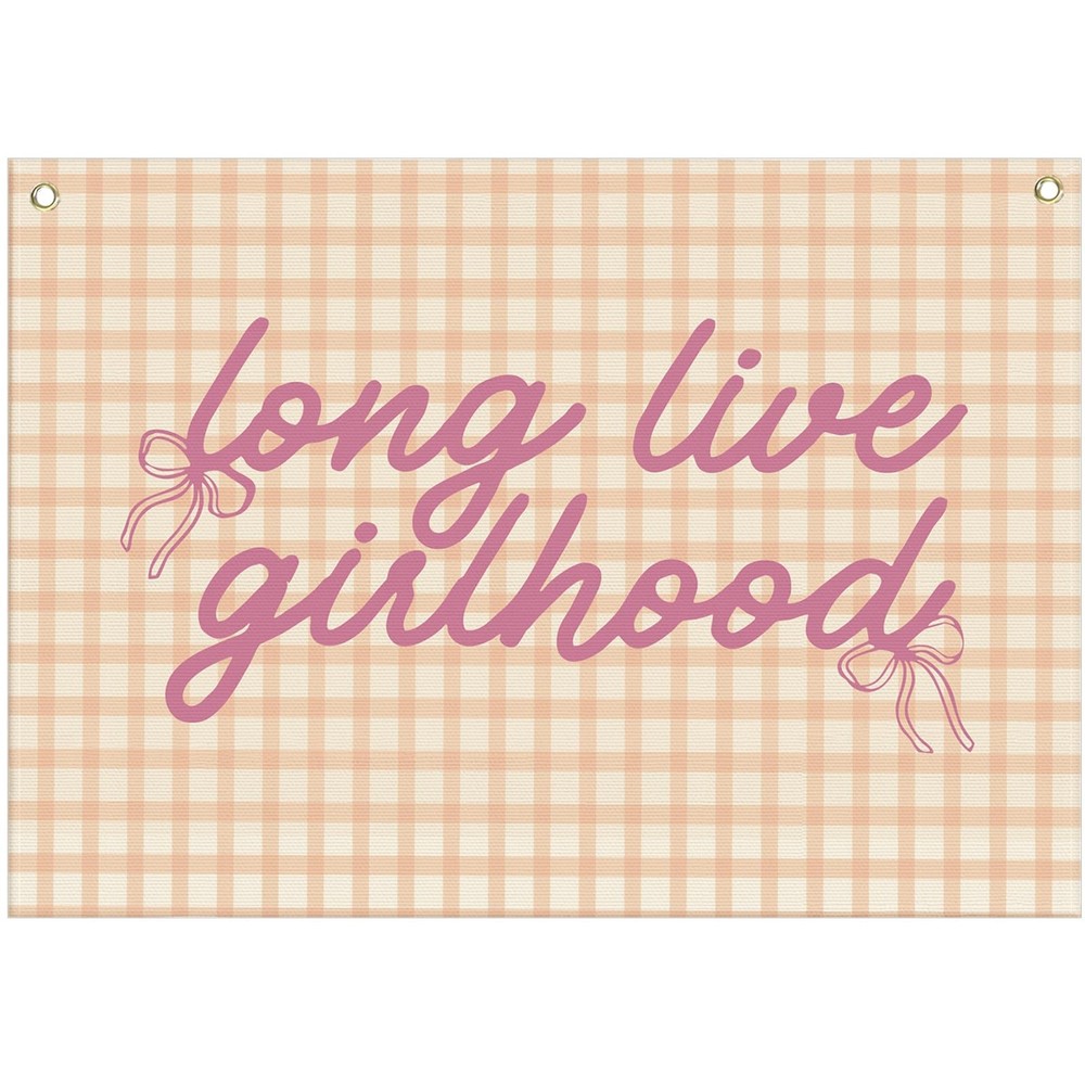 Topthink Girl Banner Decor Long Live Girlhood
