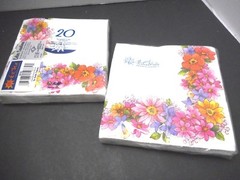 Flower Boutique Luncheon Napkins (3-Ply) Party floral bright