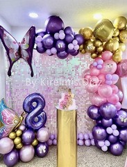 KATE 24PCS Pink Iridescent Wall Backdrop Panels 12″x12″ Square Sequins NIOB