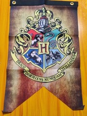 Conquest Journals Harry Potter Wizarding House Banner Flag Set, 12» x 20» 5pcs