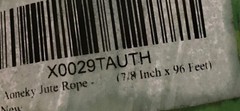 96. Feet 7/8” Climbing , Playhouse Farm Decorative Nautical Rope Jute- NIP
