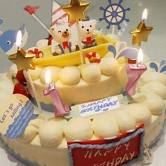1st Birthday Candle First Year Pink Happy Number 1, 1