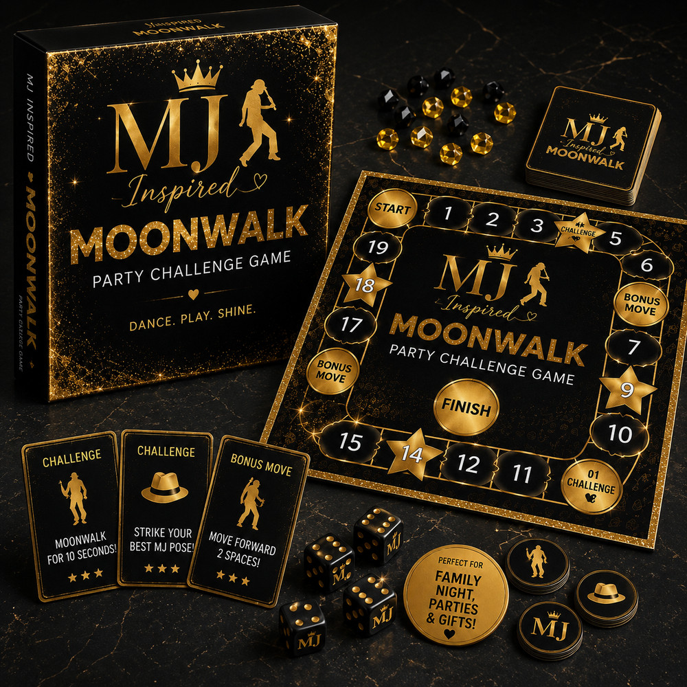 * MJ Inspired Moonwalk Dance Challenge Game | Physical Party Game