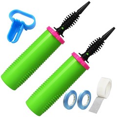 Balloon Pump Hand Two-Way Dual Action inflate 2Pack and Balloon Tying Tool in…