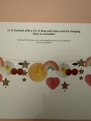 Meri Meri 11 ft Giant Honeycomb ( Summer Icon) Garland RRP £58.50