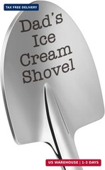 Dad Fathers Day Birthday Gift, Funny Dad’s Ice Cream Shovel Daddy Father-in-Law