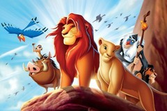 Lion King Simba Backdrop Happy Birthday Banner Baby Shower Photo Background