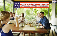 Welcome Home Banner | Deployment Returning Back Military Army Large Party Deco