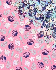 , Coastal Party Foil Confetti – 200 pc | Beach Engagement Party Decoration, B…