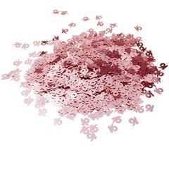 Rose Gold 16th Birthday Metallic Sequins Sweet 16 Confetti for Table Decor