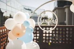 Wooden Circle Name Sign Kids Name Letters Nursery Decoration Decor for Kids