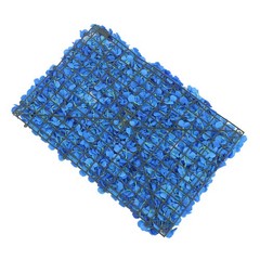 12PCS Artificial Hydrangea Wall Panels, Dark Blue, Handmade Silk Flowers 24x16in