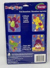 Barney Birthday Party Designware Print Decorations 4 Designs Dinos BJ Baby Bop