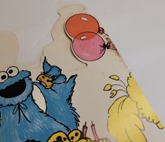 Vintage Sesame Street Centerpiece Designware 14 1/4 inches Tall 1980 Muppets