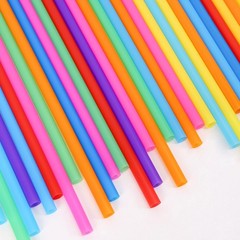 Tomnk 120 Pack Smoothie Straws, 10.3 Inches Straws Disposable, Milkshake Plas…