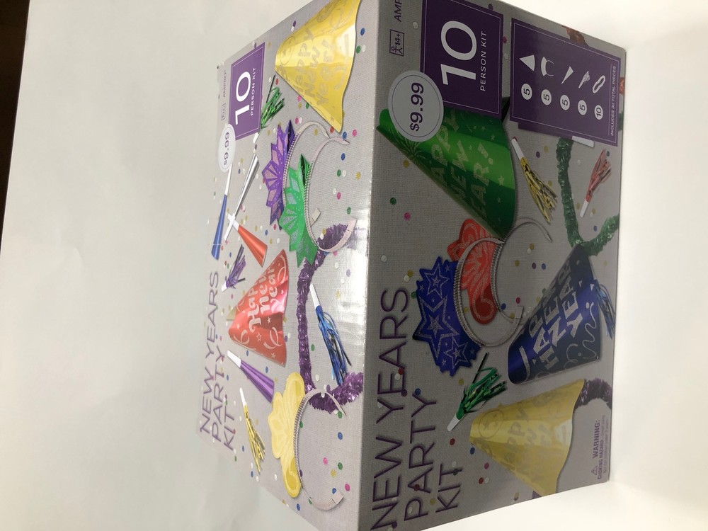 New Years Party Kit, Reusable, Assorted Colors