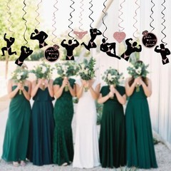 Bachelorette Party Decorations 24pcs Hanging Swirls Decorations Bachelor Part…