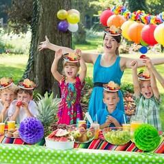 26 Pcs Mexican Decor Fiesta Decorations Include 6 Donkey Pinatas 12 Large Fie…