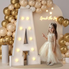 4 FT Marquee Light Up Letter A Large 4 Feet Tall Proposal Baby Shower Party