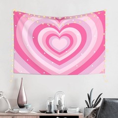 Photo Backdrop Background Banner 8 x 6ft Love Hearts Tapestry Wall Art