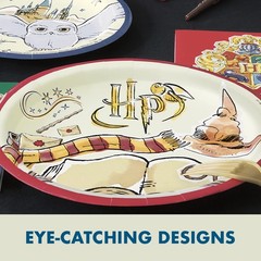 Harry Potter Party Decorations Set for 16 | Table Cover, Banner, Plates, Cups &