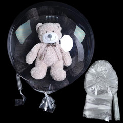 Large Clear Balloons for Stuffing, 10Pack Big Extra Wide Mouth Bubble Bobo Ba…