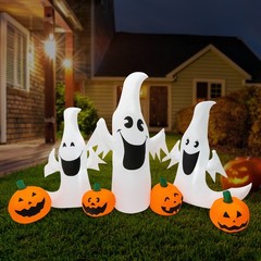 7.55FT Halloween Inflatable Decorations Inflatable w/ Led Lights Free Stand GIFT